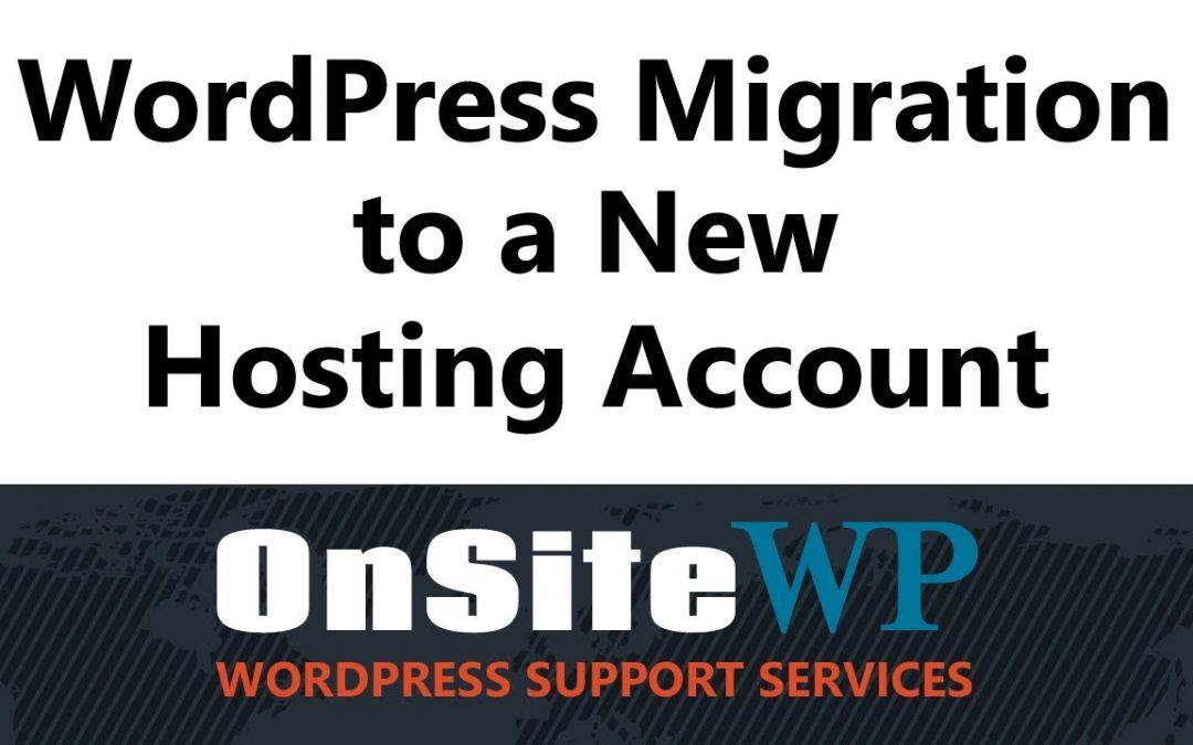 WordPress Website Migration [Video]