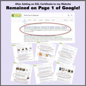 My Website Remained on Page 1 of Google after adding an SSL Certificate - SSL Security - What is an SSL Certificate and Do I need an SSL Certificate on my Website